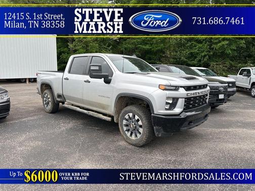 Silver Ice Metallic 2023 Chevrolet Silverado 2500 Custom