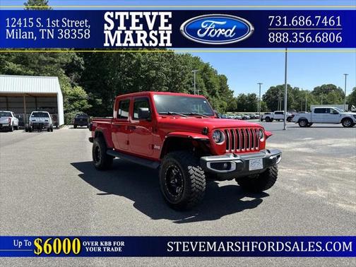 Firecracker Red Clearcoat 2020 Jeep Gladiator Overland