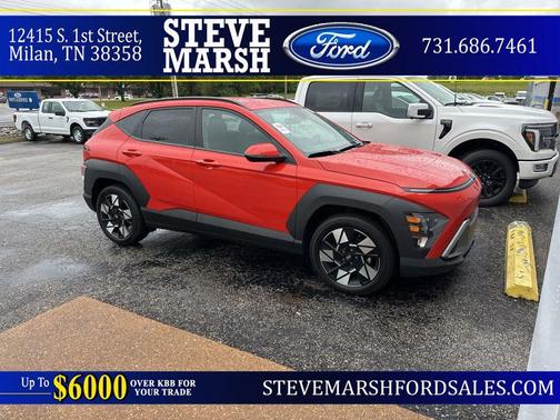 Soultronic Orange Pearl 2025 Hyundai KONA SEL