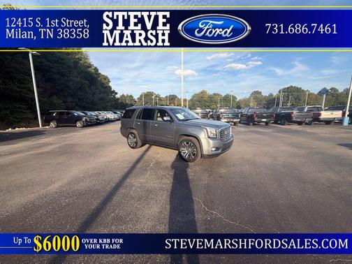 Satin Steel Metallic 2018 GMC Yukon Denali