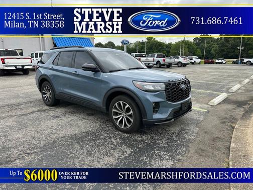 Vapor Blue Metallic 2025 Ford Explorer ST-Line