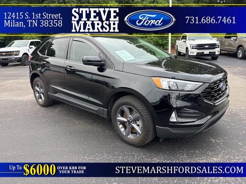 Agate Black Metallic 2024 Ford Edge SEL