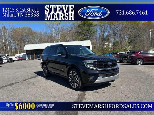 Agate Black Metallic 2026 Ford Expedition Platinum SUV
