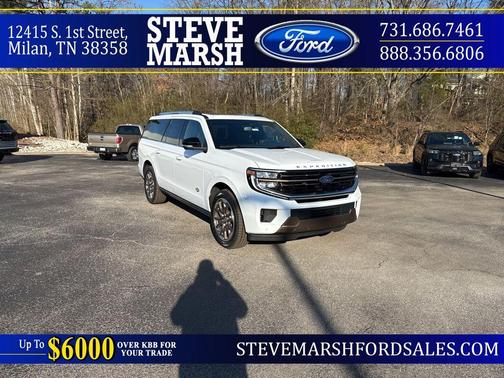 Oxford White 2026 Ford Expedition Max King Ranch SUV