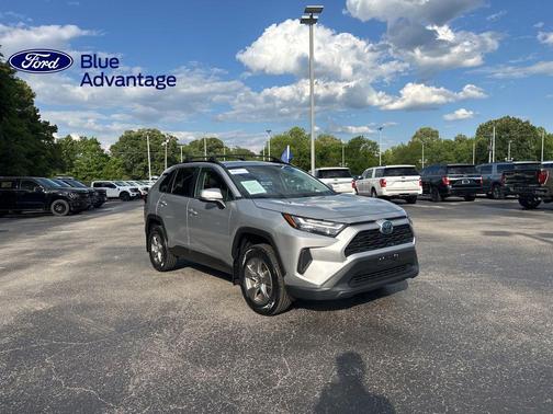 Silver Sky Metallic 2024 Toyota RAV4 Hybrid XLE