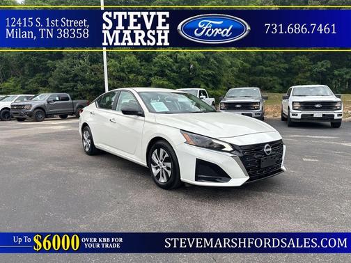 Glacier White 2025 Nissan Altima S FWD