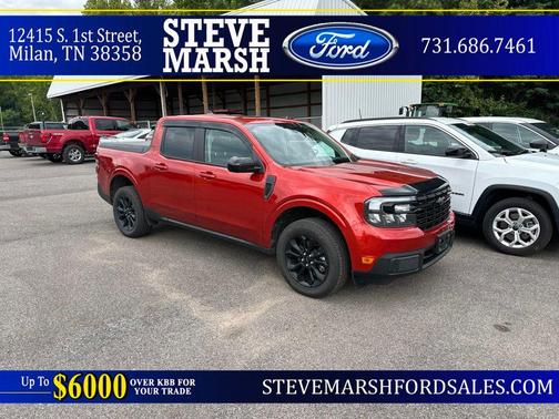 Hot Pepper Red Metallic Tinted Clearcoat 2023 Ford Maverick Lariat
