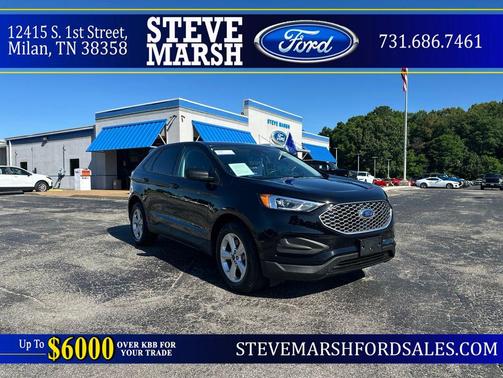 Agate Black Metallic 2024 Ford Edge SE