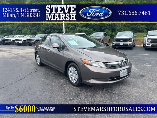 Urban Titanium Metallic 2012 Honda Civic LX