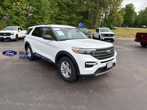 Oxford White 2024 Ford Explorer XLT