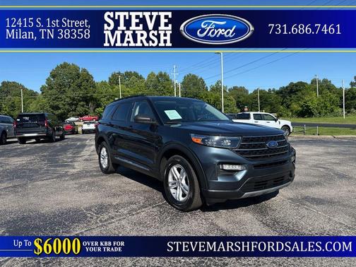 Stone Blue Metallic 2023 Ford Explorer XLT
