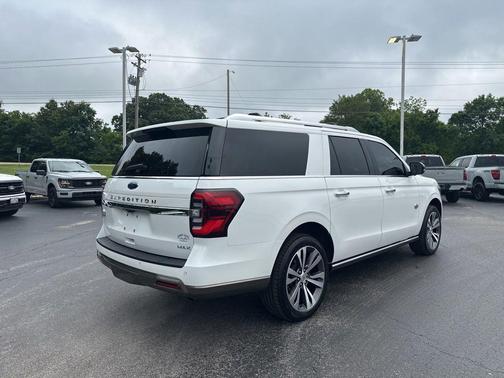 Star White Metallic Tri-Coat 2022 Ford Expedition Max King Ranch