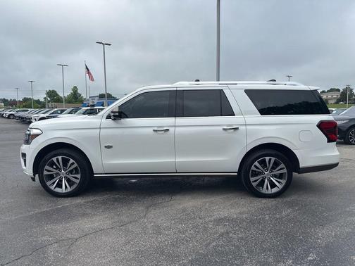 Star White Metallic Tri-Coat 2022 Ford Expedition Max King Ranch
