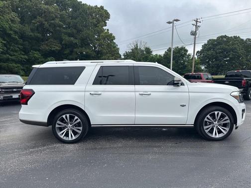 Star White Metallic Tri-Coat 2022 Ford Expedition Max King Ranch