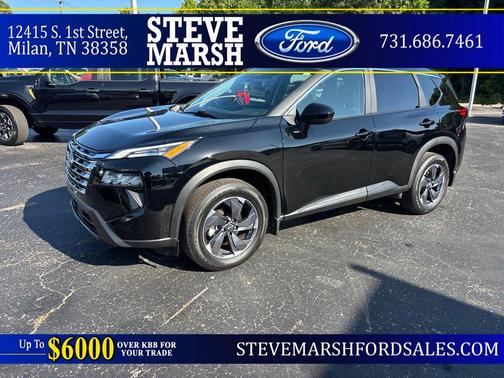 Super Black 2025 Nissan Rogue SV