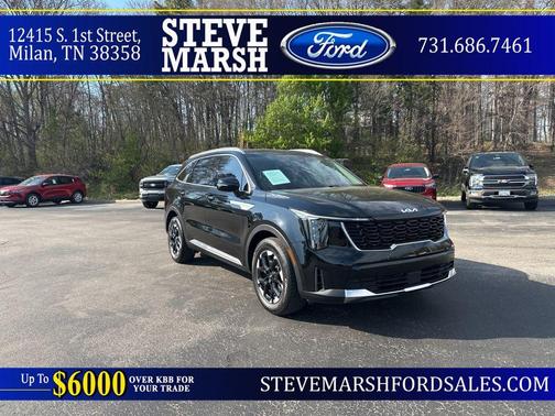 Ebony Black 2024 Kia Sorento S