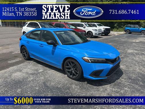 Boost Blue Pearl 2024 Honda Civic Sport