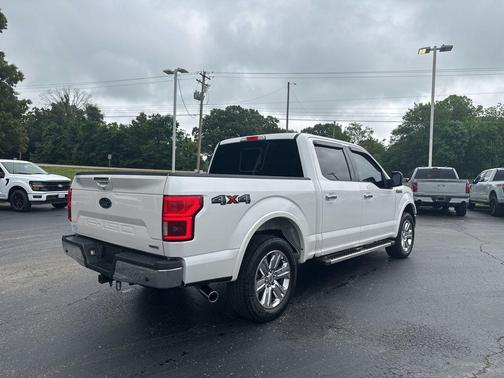 White Platinum Metallic Tri-Coat 2018 Ford F-150 Lariat
