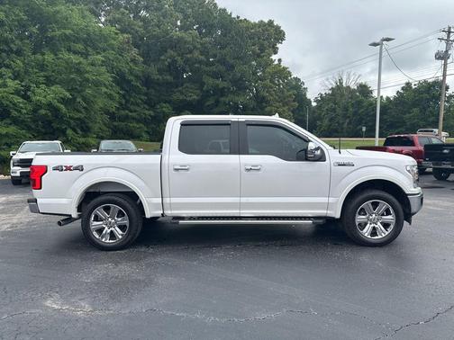White Platinum Metallic Tri-Coat 2018 Ford F-150 Lariat