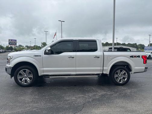 White Platinum Metallic Tri-Coat 2018 Ford F-150 Lariat