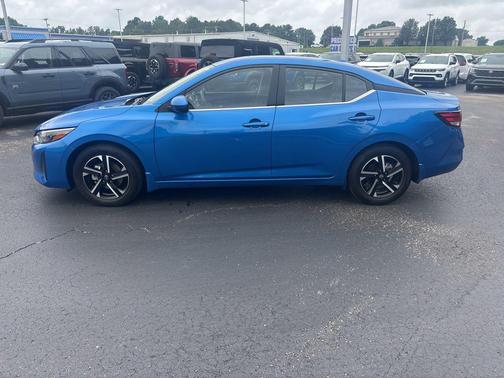 Electric Blue Metallic 2025 Nissan Sentra SV
