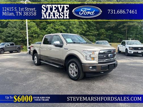 Tan 2017 Ford F-150 Lariat