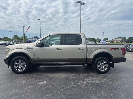 Tan 2017 Ford F-150 Lariat