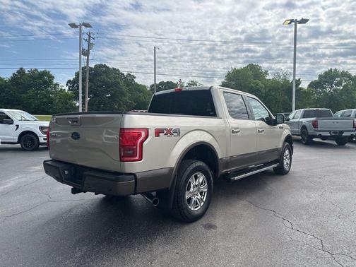 Tan 2017 Ford F-150 Lariat