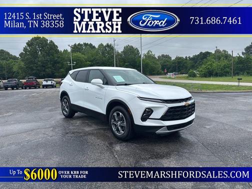Summit White 2025 Chevrolet Blazer 2LT