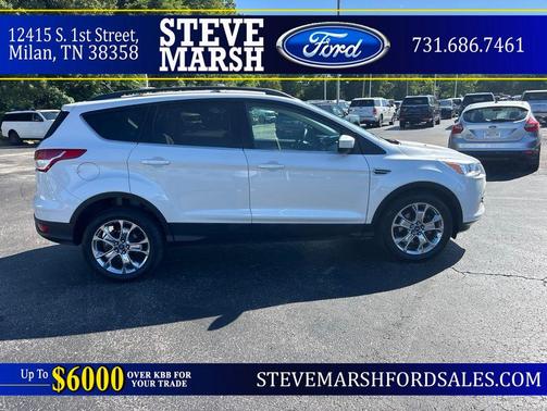 White Platinum Tricoat 2014 Ford Escape SE