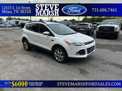 White Platinum Tricoat 2014 Ford Escape SE