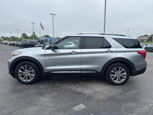 Iconic Silver Metallic 2022 Ford Explorer Limited