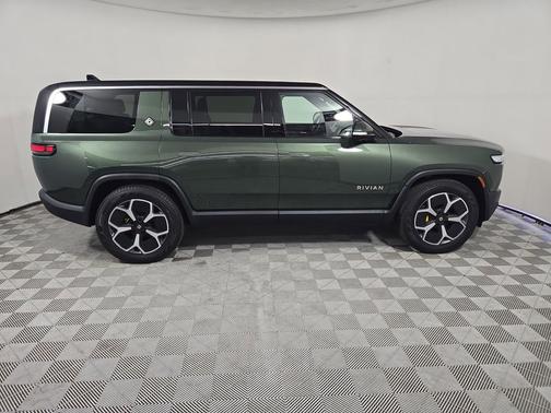 Forest Green 2024 Rivian R1S Adventure Quad Motor Large Pack