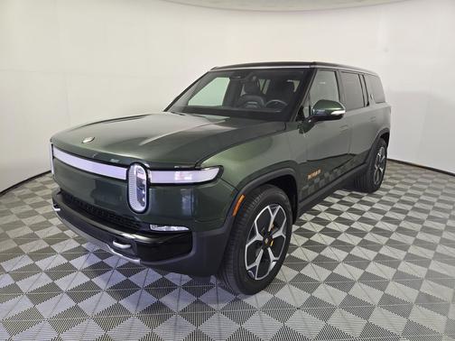 Forest Green 2024 Rivian R1S Adventure Quad Motor Large Pack