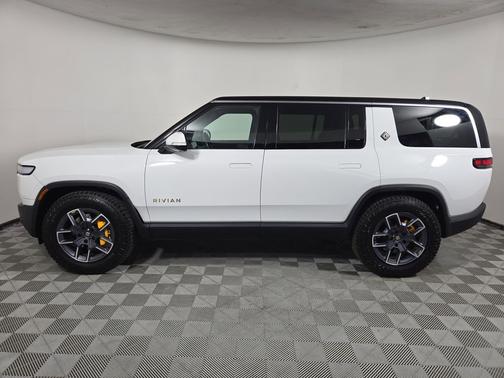 Glacier White 2023 Rivian R1S Adventure