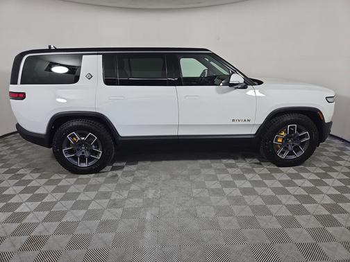 Glacier White 2023 Rivian R1S Adventure