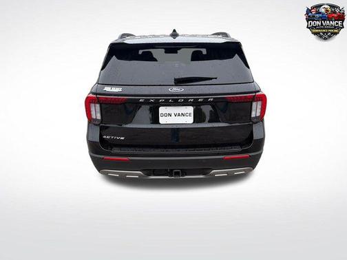 Agate Black Metallic 2025 Ford Explorer Active