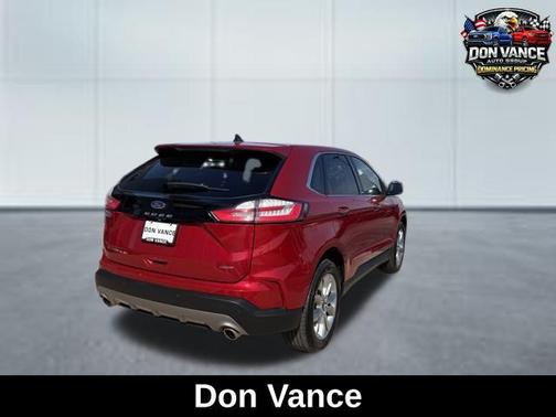 Red Metallic 2024 Ford Edge Titanium