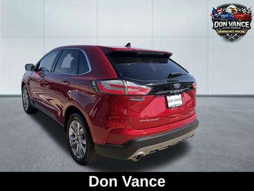 Red Metallic 2024 Ford Edge Titanium
