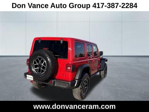 Firecracker Red Clearcoat 2025 Jeep Wrangler Rubicon