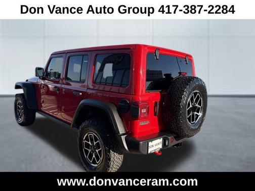 Firecracker Red Clearcoat 2025 Jeep Wrangler Rubicon