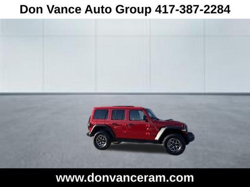 Firecracker Red Clearcoat 2025 Jeep Wrangler Rubicon
