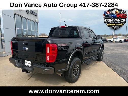 Shadow Black 2022 Ford Ranger LARIAT