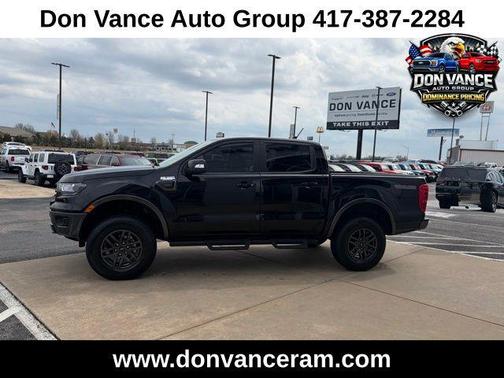 Shadow Black 2022 Ford Ranger LARIAT