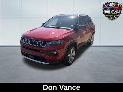 Red Hot Pearlcoat 2024 Jeep Compass Limited