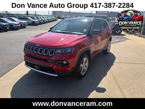 Red Hot Pearlcoat 2024 Jeep Compass Limited