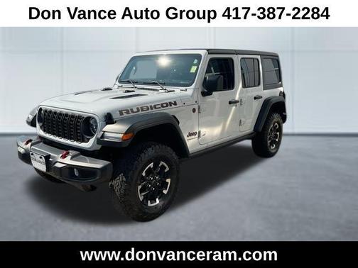 Bright White Clearcoat 2025 Jeep Wrangler Rubicon