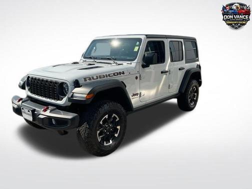 Bright White Clearcoat 2025 Jeep Wrangler Rubicon