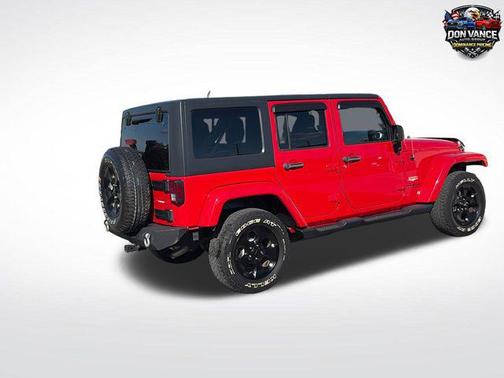 Flame Red Clearcoat 2014 Jeep Wrangler Unlimited Sahara