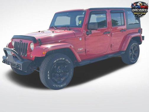 Flame Red Clearcoat 2014 Jeep Wrangler Unlimited Sahara